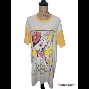 Vintage Disney 101 Dalmatians T-shirt Night Gown Oversized